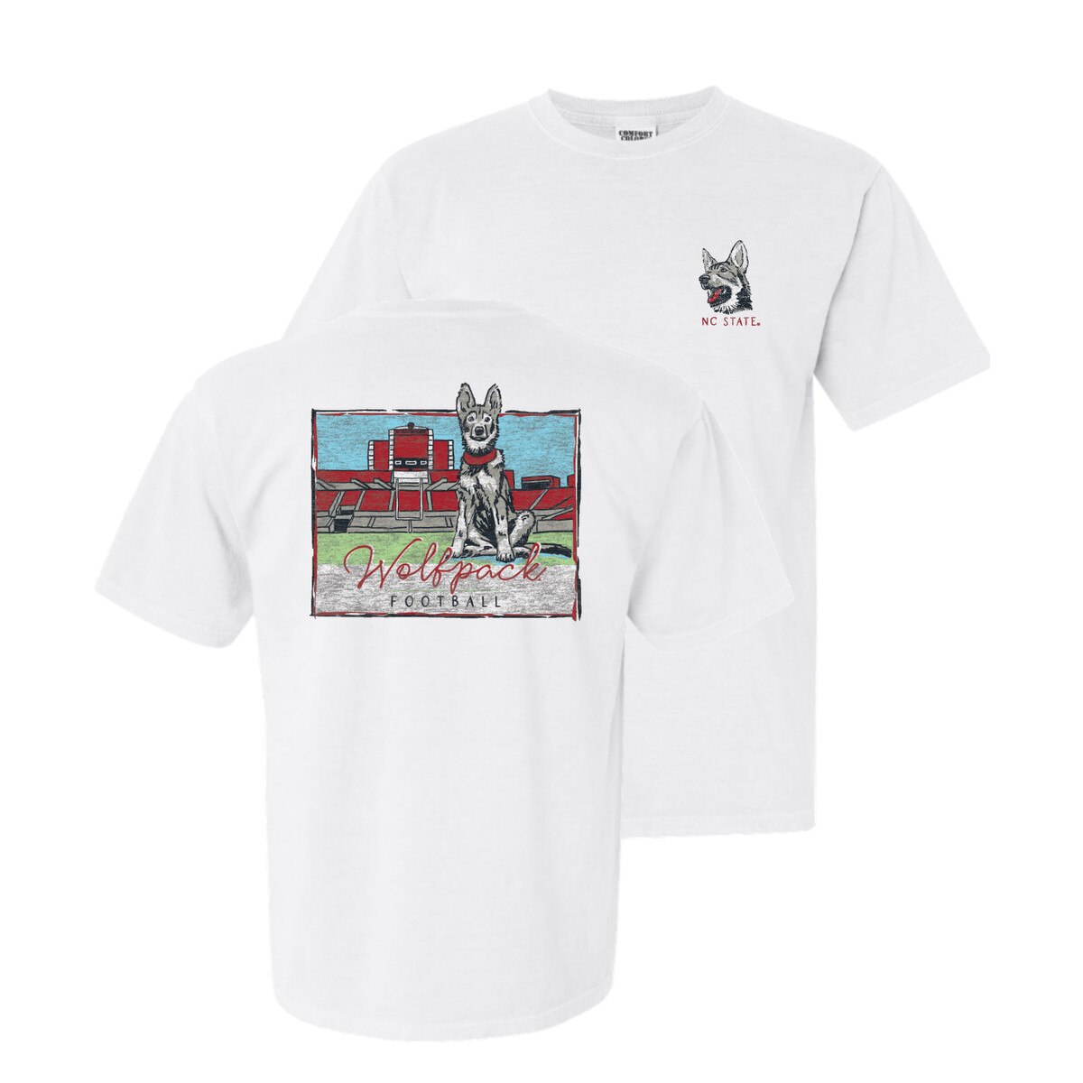 Comfort Colors Tee - Wolfpack Footb